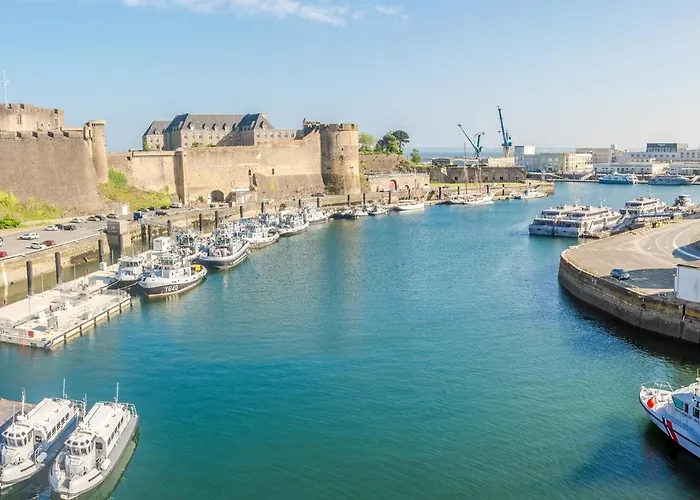 Apartman Sejour Calme Au Coeur De Brest, Vue Sur La Rade *