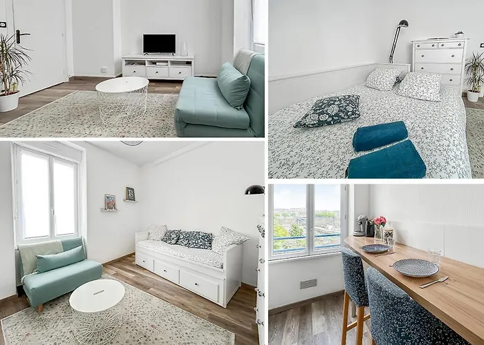 Sejour Calme Au Coeur De Brest, Vue Sur La Rade Apartman